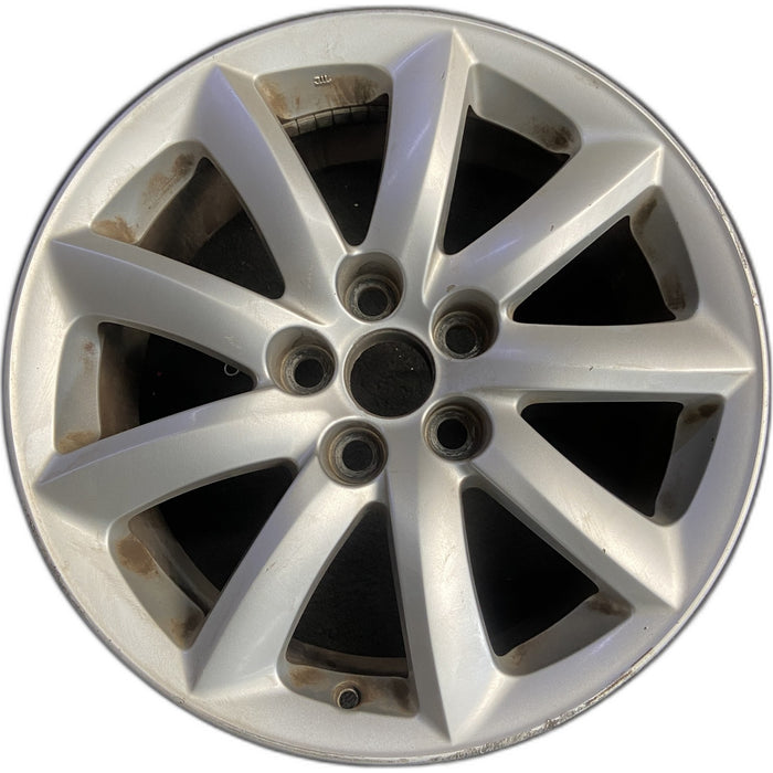 18" LEXUS LS460 07-12 , 18x7.5, 9 spoke Original OEM Wheel Rim - Front View