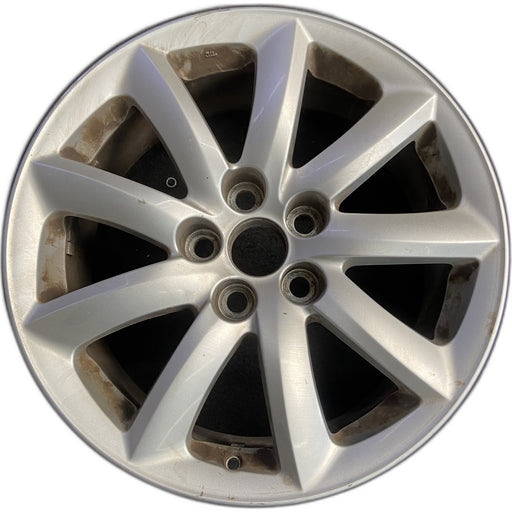 18" LEXUS LS460 07-12 , 18x7.5, 9 spoke Original OEM Wheel Rim - Front View