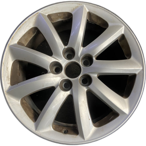 18" LEXUS LS460 07-12 , 18x7.5, 9 spoke Original OEM Wheel Rim - Front View