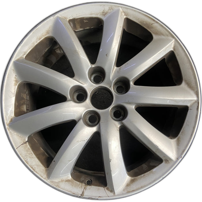 18" LEXUS LS460 07-12 , 18x7.5, 9 spoke Original OEM Wheel Rim - Front View