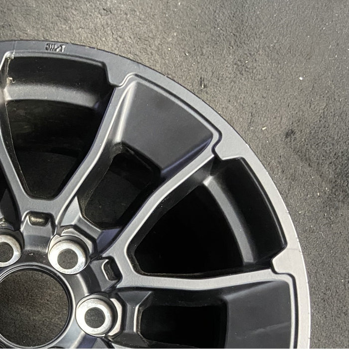 20" SEQUOIA 24-26 20x8, 6 Y spoke, Original OEM Wheel Rim - BLACK - Close-Up Detail