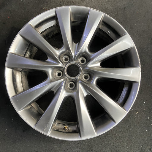 18" MAZDA 3 19-22 18x7 , 10 spoke, metallic silver Original OEM Wheel Rim - Additional View