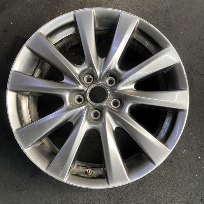 18" MAZDA 3 19-22 18x7 , 10 spoke, metallic silver Original OEM Wheel Rim - Additional View