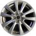 18" MAZDA 3 19-22 18x7 , 10 spoke, metallic silver Original OEM Wheel Rim - Front View