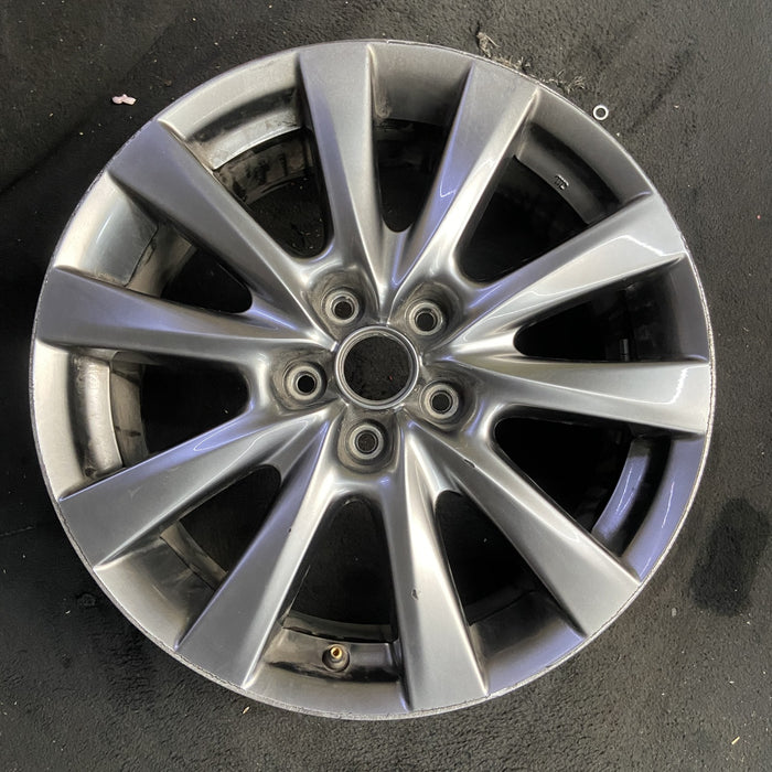 18" MAZDA 3 19-22 18x7 , 10 spoke, metallic silver Original OEM Wheel Rim - Additional View