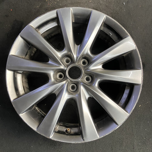 18" MAZDA 3 19-22 18x7 , 10 spoke, metallic silver Original OEM Wheel Rim - Additional View