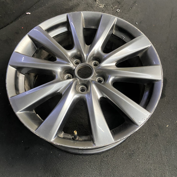 18" MAZDA 3 19-22 18x7 , 10 spoke, metallic silver Original OEM Wheel Rim - View 7
