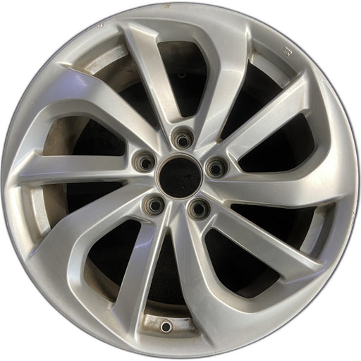 18" RDX 16 18x7.5, 10 spoke , angled spoke Original OEM Wheel Rim - Front View