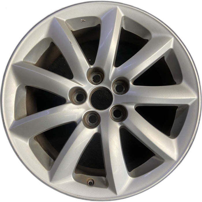 18" LEXUS LS460 07-12 , 18x7.5, 9 spoke Original OEM Wheel Rim - Front View