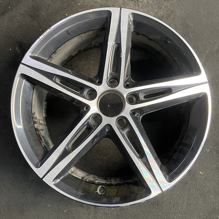 18" A-CLASS 19 177 Type, A250, 18x7.5, , black pockets Original OEM Wheel Rim - Additional View