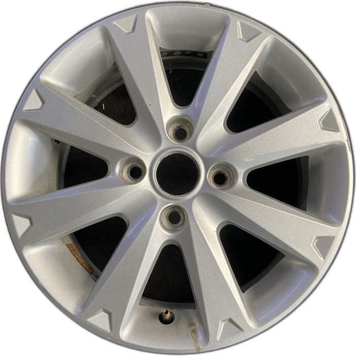 15" FIESTA 11-13 15x6, aluminum Original OEM Wheel Rim - Front View