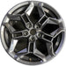 20" CHARGER 24-26 20x9, black Original OEM Wheel Rim - Front View