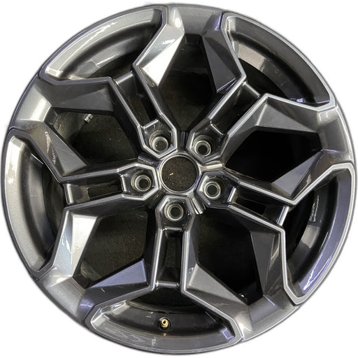 20" CHARGER 24-26 20x9, black Original OEM Wheel Rim - Front View