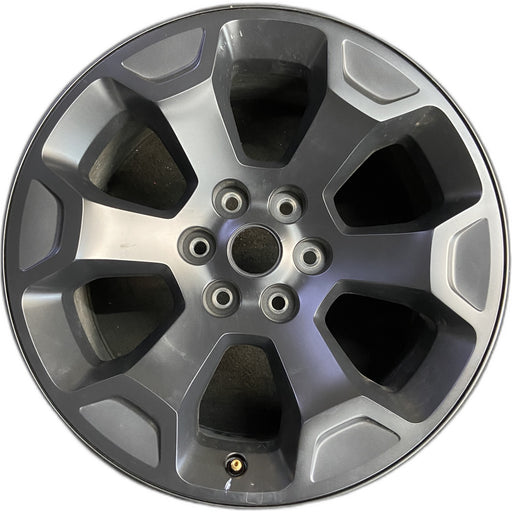 20" DODGE 1500 PICKUP 25-26 20x9, , 6 spoke, raised spoke, black Original OEM - Front View