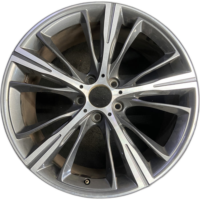 20" BMW 320i 16-17 20x8.5 , 15 spoke Original OEM Wheel Rim - Front View