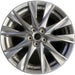 19" MAZDA CX-5 19-21 aluminum, 19x7, silver Original OEM Wheel Rim - Front View