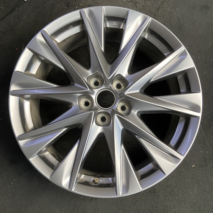 19" MAZDA CX-5 19-21 aluminum, 19x7, silver Original OEM Wheel Rim - Additional View