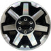 17" 4 RUNNER 17-20 17x7.5 , Original OEM Wheel Rim - Front View
