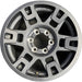 17" 4 RUNNER 15-23 17x7, alloy , slotted spoke , black Original OEM Wheel Rim - Front View