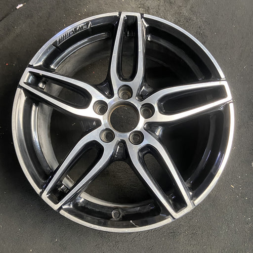 18" MERCEDES CLA-CLASS 17 117 Type, CLA250, 18x7.5, w/AMG, black accents - Additional View