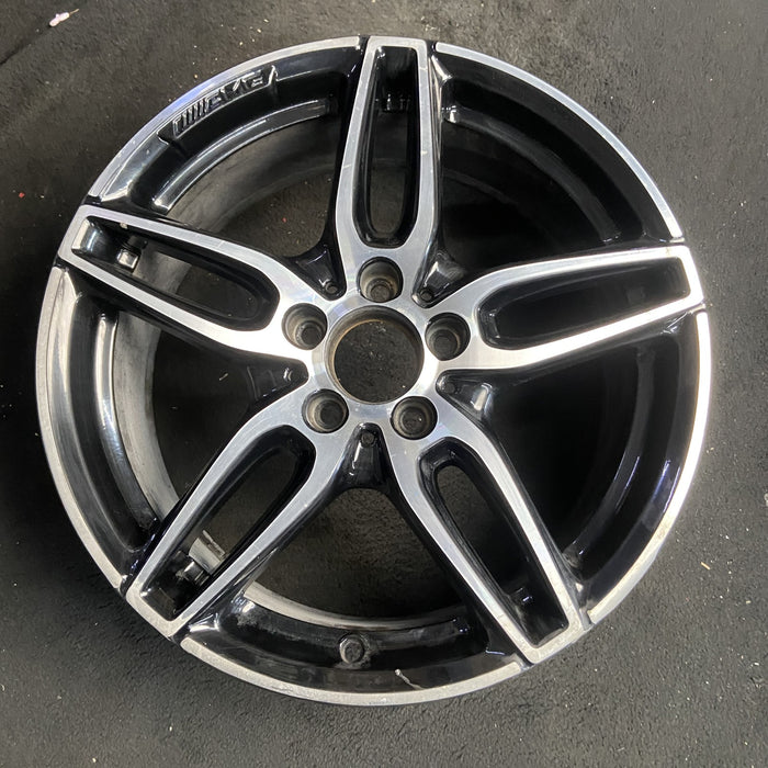 18" MERCEDES CLA-CLASS 17 117 Type, CLA250, 18x7.5, w/AMG, black accents - Additional View