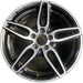 18" MERCEDES CLA-CLASS 17 117 Type, CLA250, 18x7.5, w/AMG, black accents - Front View