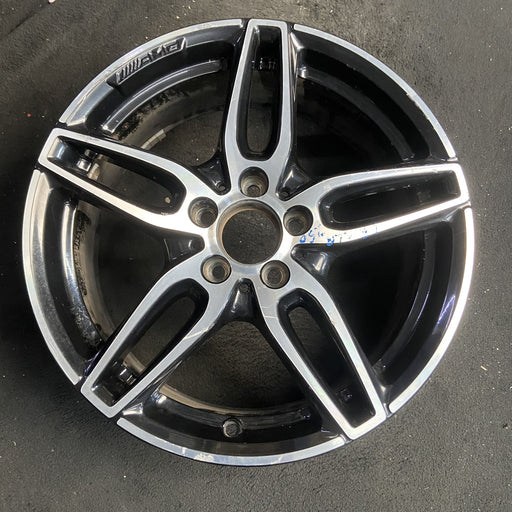 18" MERCEDES CLA-CLASS 17 117 Type, CLA250, 18x7.5, w/AMG, black accents - Additional View