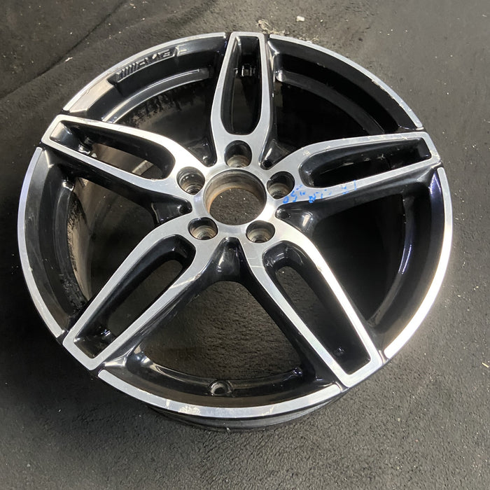 18" MERCEDES CLA-CLASS 17 117 Type, CLA250, 18x7.5, w/AMG, black accents - View 7