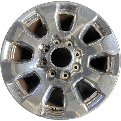 20" FORD F250SD PICKUP 17 20x8 , 8 spoke, chrome, 4" center cap, Original OEM - Front View