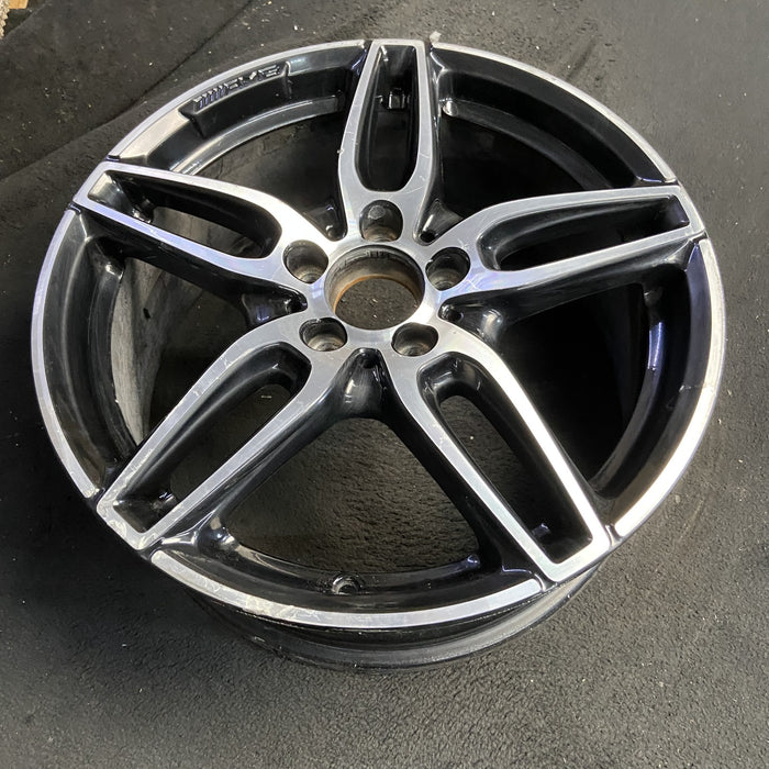 18" MERCEDES CLA-CLASS 17 117 Type, CLA250, 18x7.5, w/AMG, black accents - View 7