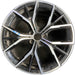 19" 530e 21-23 19x8, 5 Y spoke, silver black Original OEM Wheel Rim - Front View