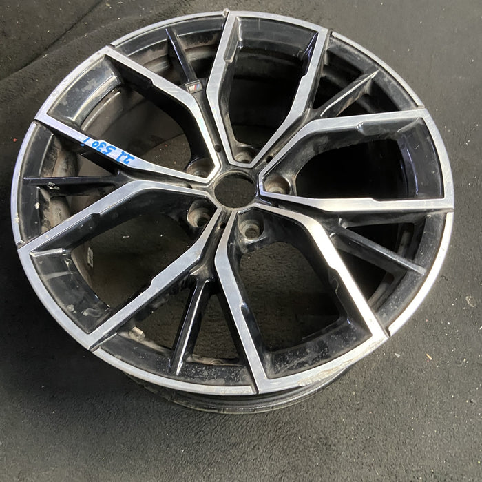 19" 530e 21-23 19x8, 5 Y spoke, silver black Original OEM Wheel Rim - View 7