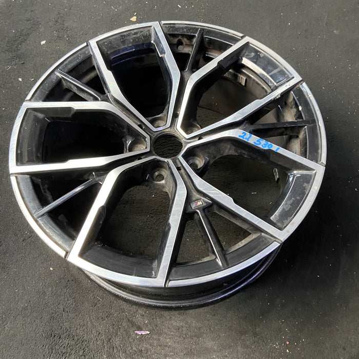 19" 530e 21-23 19x8, 5 Y spoke, silver black Original OEM Wheel Rim - View 8