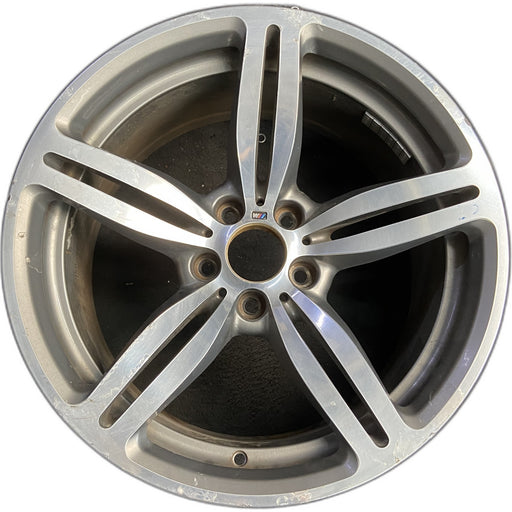 19" BMW M5 06-10 19x9.5 , 5 grooved spoke Original OEM Wheel Rim - Front View