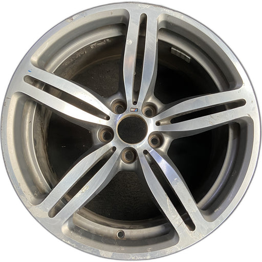 19" BMW M5 06-10 19x9.5 , 5 grooved spoke Original OEM Wheel Rim - Front View