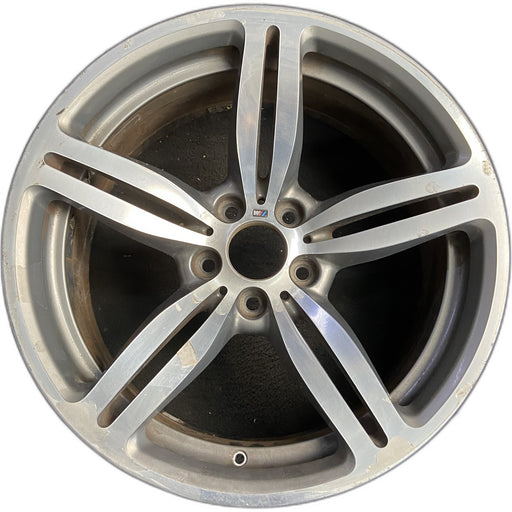 19" BMW M5 06-10 19x8.5 , 5 grooved spoke Original OEM Wheel Rim - Front View