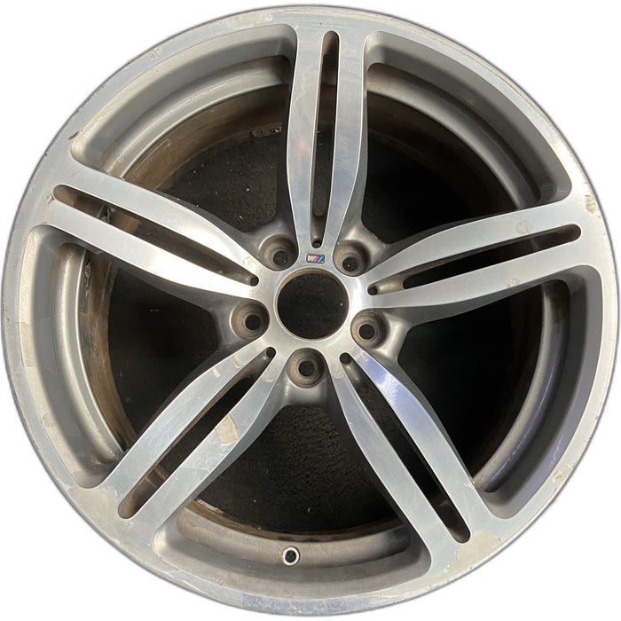 19" BMW M5 06-10 19x8.5 , 5 grooved spoke Original OEM Wheel Rim - Front View