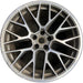 20" PORSCHE MACAN 15-16 20x10, 20 spoke, titanium finish Original OEM Wheel Rim - Front View
