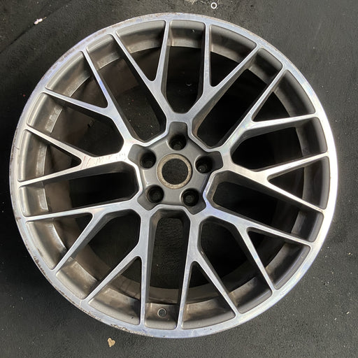20" PORSCHE MACAN 15-16 20x10, 20 spoke, titanium finish Original OEM Wheel Rim - Additional View