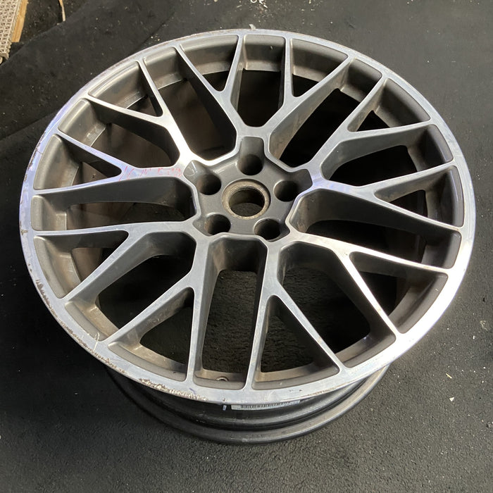 20" PORSCHE MACAN 15-16 20x10, 20 spoke, titanium finish Original OEM Wheel Rim - View 7