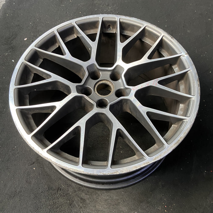 20" PORSCHE MACAN 15-16 20x10, 20 spoke, titanium finish Original OEM Wheel Rim - View 8