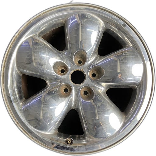 20" DODGE 1500 PICKUP 02-03 20x9, aluminum, chrome clad Original OEM Wheel Rim - Front View