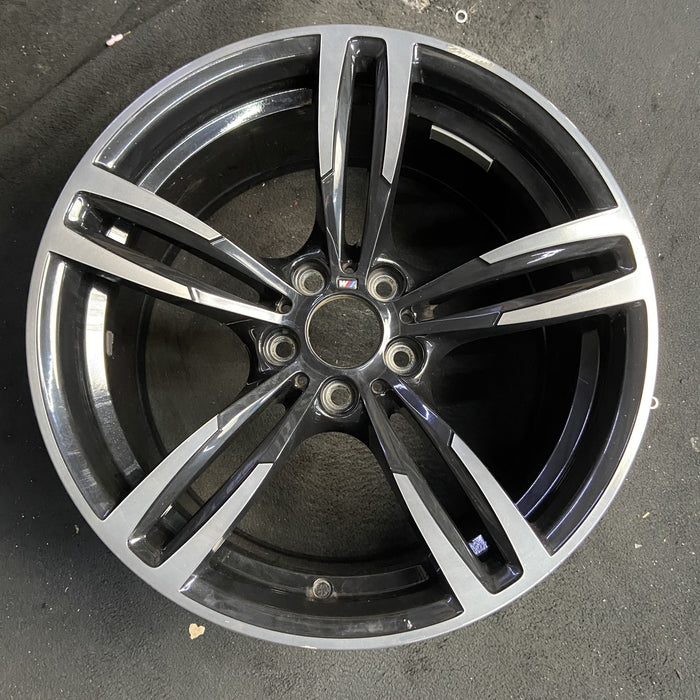 19" BMW M2 16-17 19x10 , , , black Original OEM Wheel Rim - Additional View