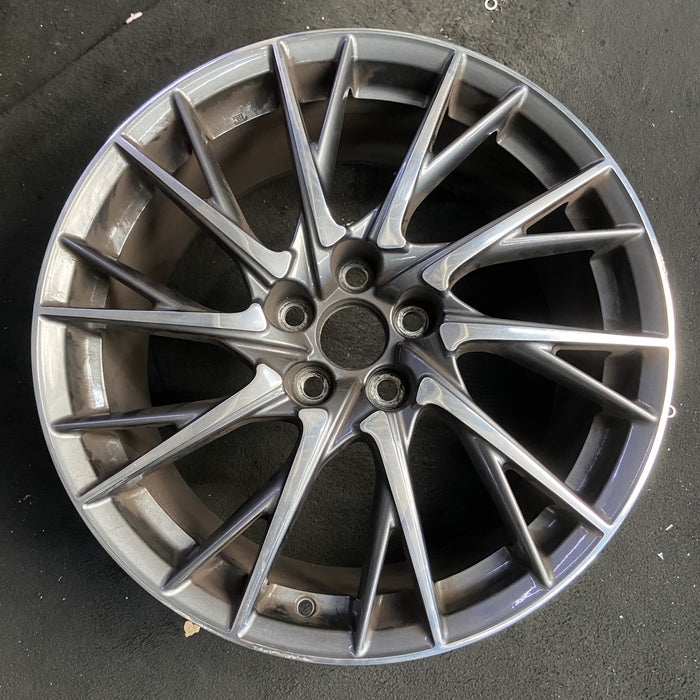 19" LEXUS RC F 15-19 19x9 , 20 spoke, cross spoke Original OEM Wheel Rim - Additional View