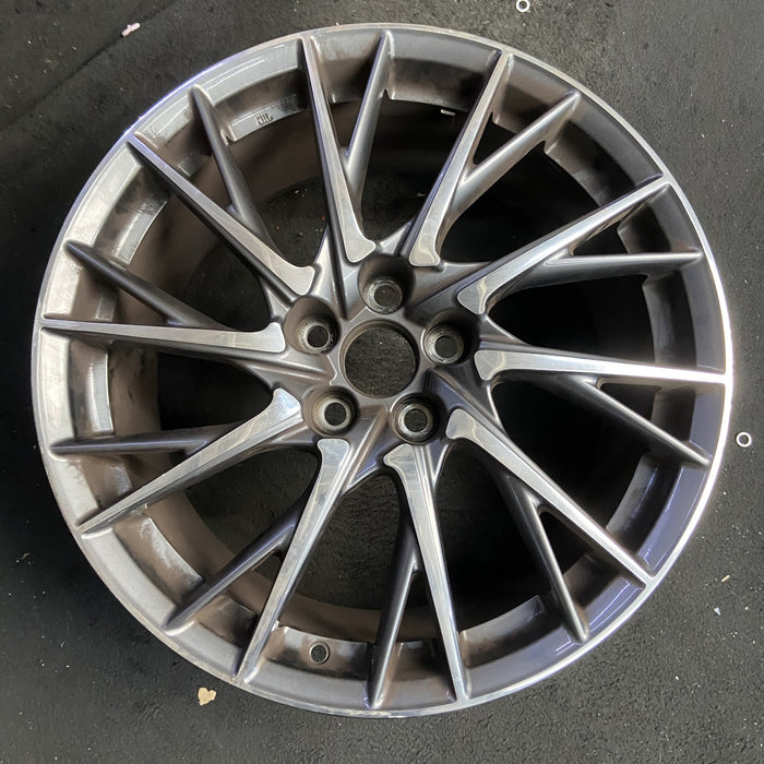 19" LEXUS RC F 15-19 19x9 , 20 spoke, cross spoke Original OEM Wheel Rim - Additional View