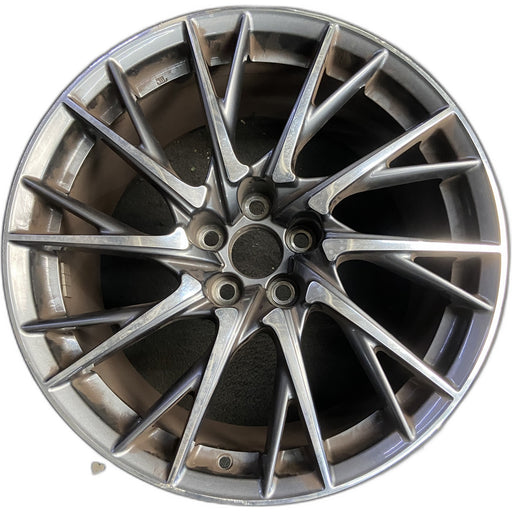 19" LEXUS RC F 15-19 19x10 , 20 spoke, cross spoke Original OEM Wheel Rim - Front View