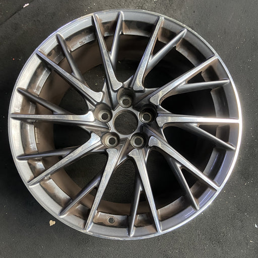 19" LEXUS RC F 15-19 19x10 , 20 spoke, cross spoke Original OEM Wheel Rim - Additional View