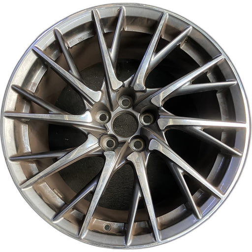 19" LEXUS RC F 15-19 19x10 , 20 spoke, cross spoke Original OEM Wheel Rim - Front View