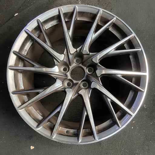 19" LEXUS RC F 15-19 19x10 , 20 spoke, cross spoke Original OEM Wheel Rim - Additional View