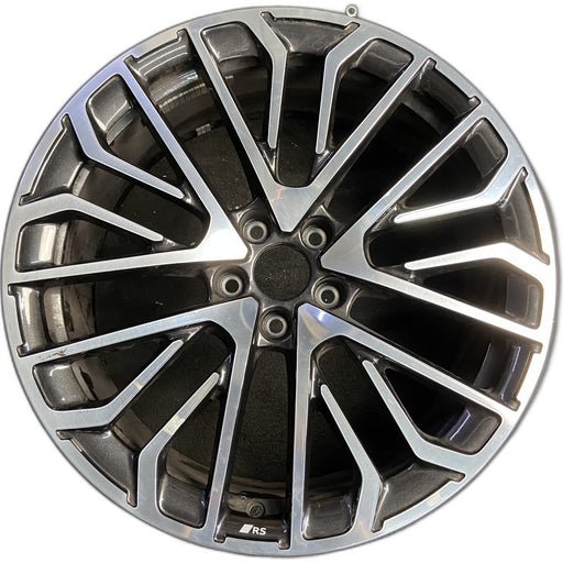 21" AUDI SQ5 26 21x8.5, V spoke Original OEM Wheel Rim - Front View